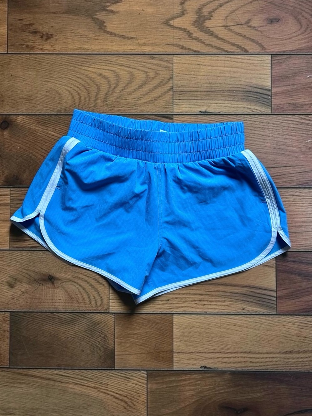 90 Degree by Reflex Blue Ripstop Running Shorts Size S